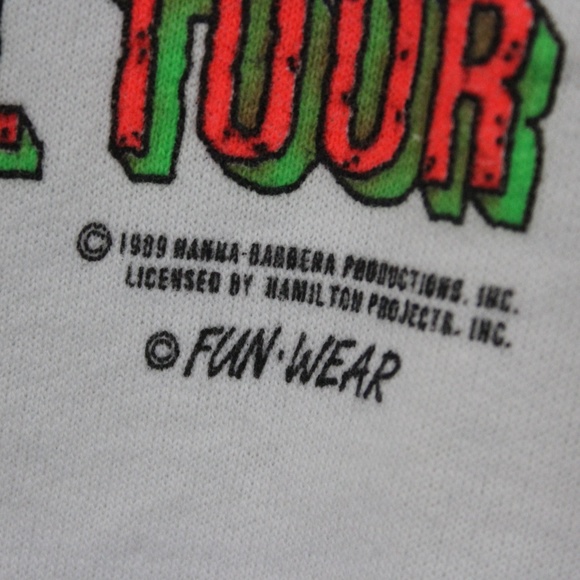 VTG Fun Wear 1989 Flintstones Barbera Sweater M134 - Picture 4 of 8